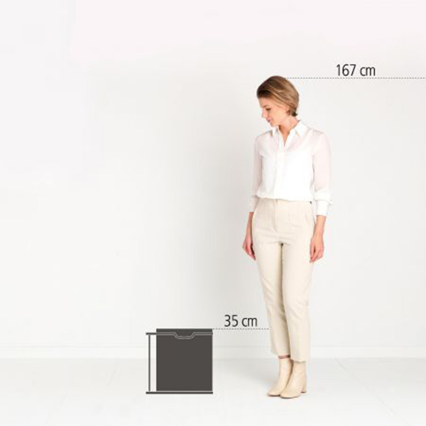 Built-In Bin 15 L Brilliant Steel Deluxe “Brabantia” - Image 4