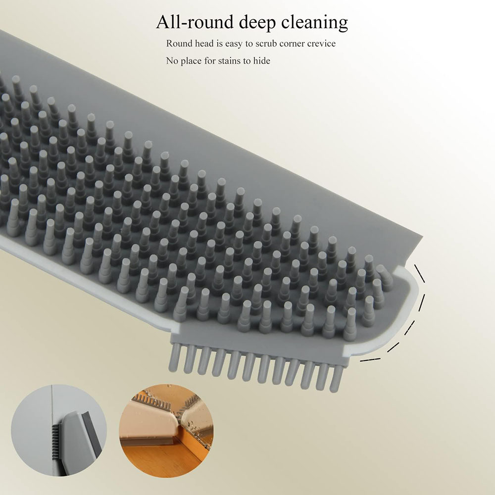 3 in 1 Multifunction Silicon Brush 25X5.5X2.5cm - Image 4