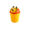 Animal Dustbin Tiger 12 L Yellow/Orange