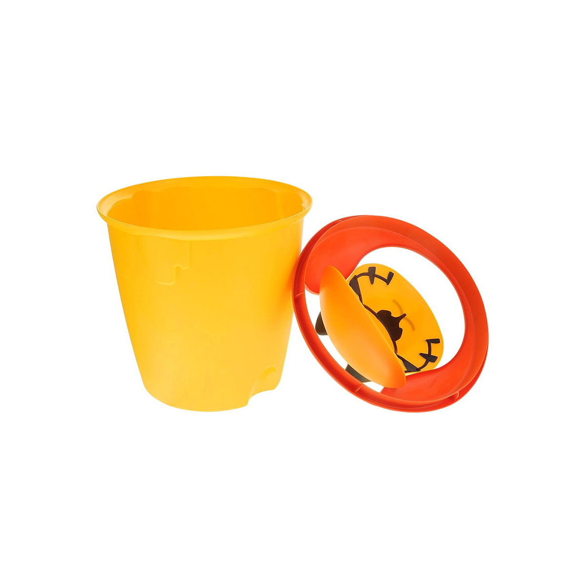Animal Dustbin Tiger 12 L Yellow/Orange - Image 2