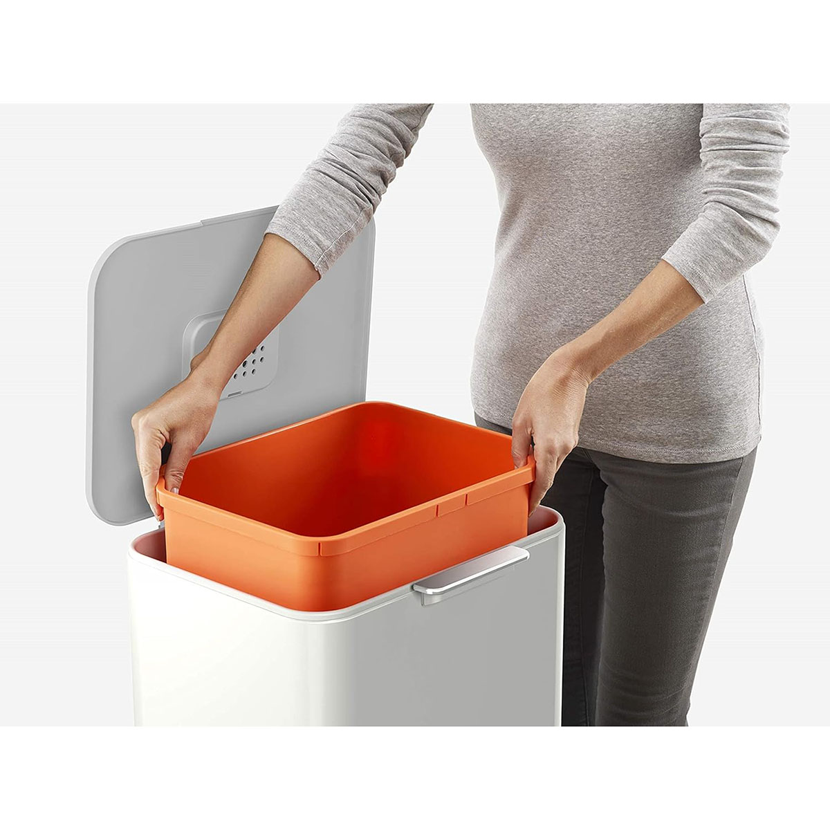 Dust Bin Totem Pop 40L Grey - Image 4